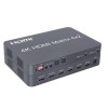 4x2 HDMI prepínač a rozbočovač 4K