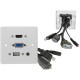 Zásuvka HDMI, VGA, USB, audio